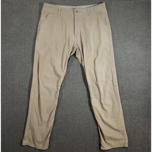 Kuhl Slax Pants Men's 38x34 Khaki Hiking Outdoor Workwear Gorpcore‎